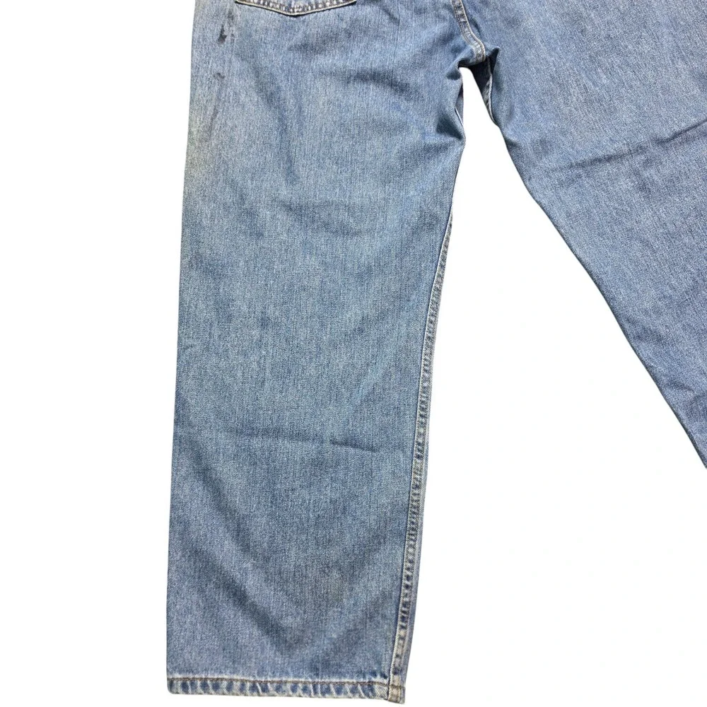 Baggy Distressed Skater Relaxed Fit 550 Denim Jeans Mens 45x29 Blue Levis